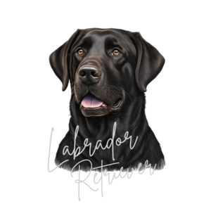 Labrador Retriever (Fekete terméken)